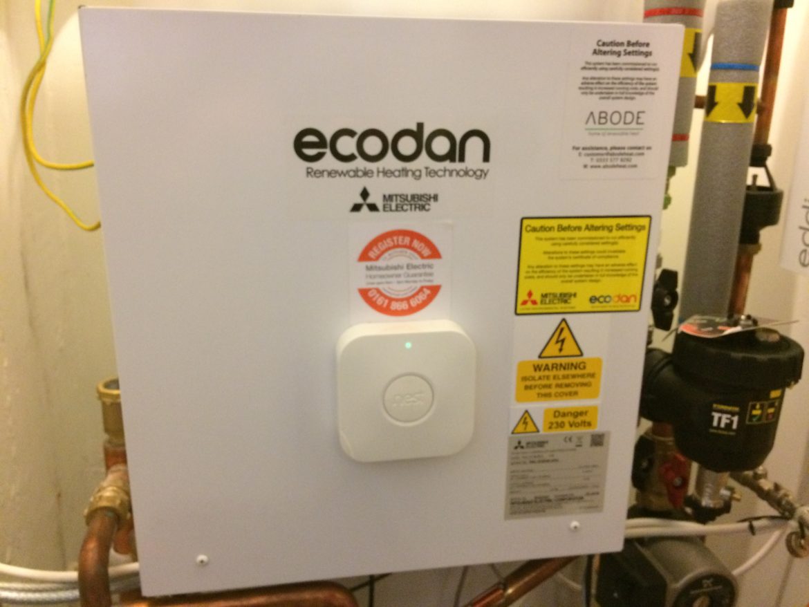 Mitsubishi Ecodan and Google Nest installed by Abode – Abode | Home of  Renewable Heat